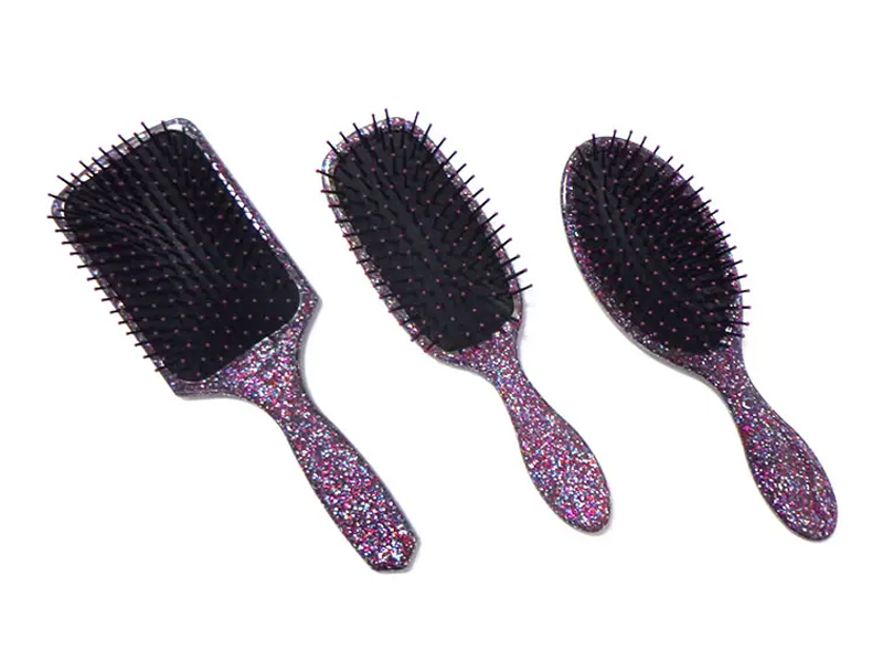 Kartáč na vlasy paddle 360 ​​Rhinestone Kurlsplus