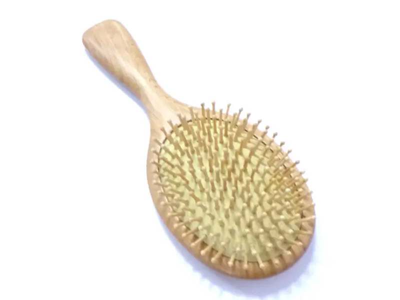Baby Paddle dřevěný masážní kartáč na vlasy